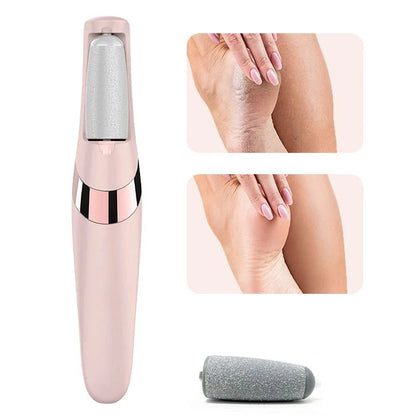 Electric Pedicure Foot File – Rechargeable Callus Remover for Smooth Feet