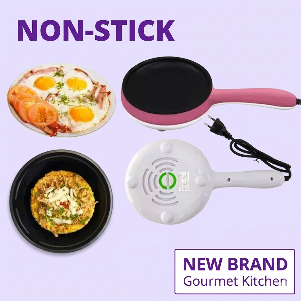 Electric Frying Pan & Egg Boiler Heater