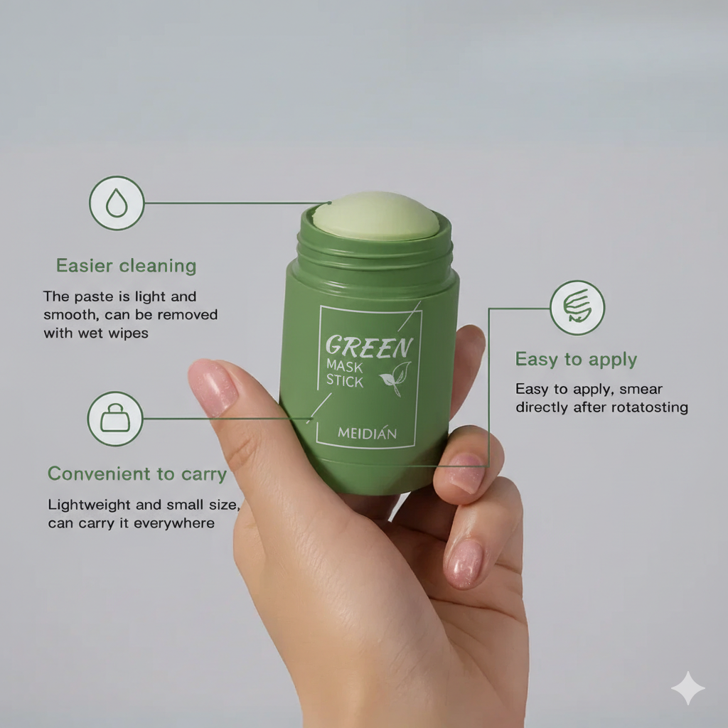 Green Tea Deep Cleanse Mask – Pore Detox & Glow