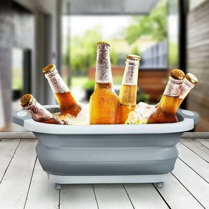 4-In-1 Multi-Board Basket | Foldable Sink & Cutting Board